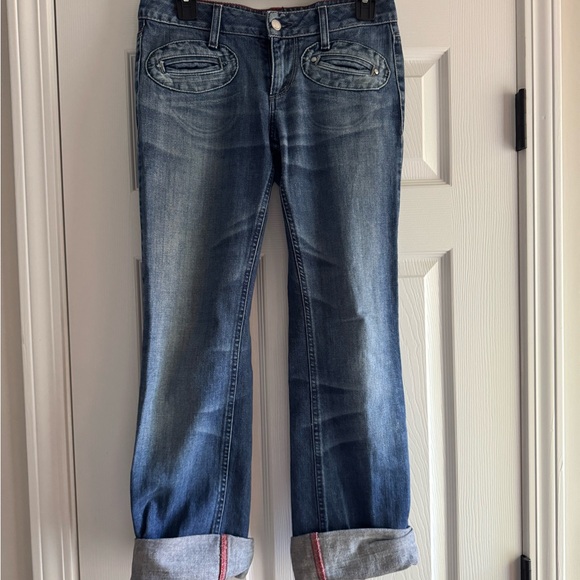 Miss Sixty Dark Blue Boyfriend Jeans - Picture 1 of 5